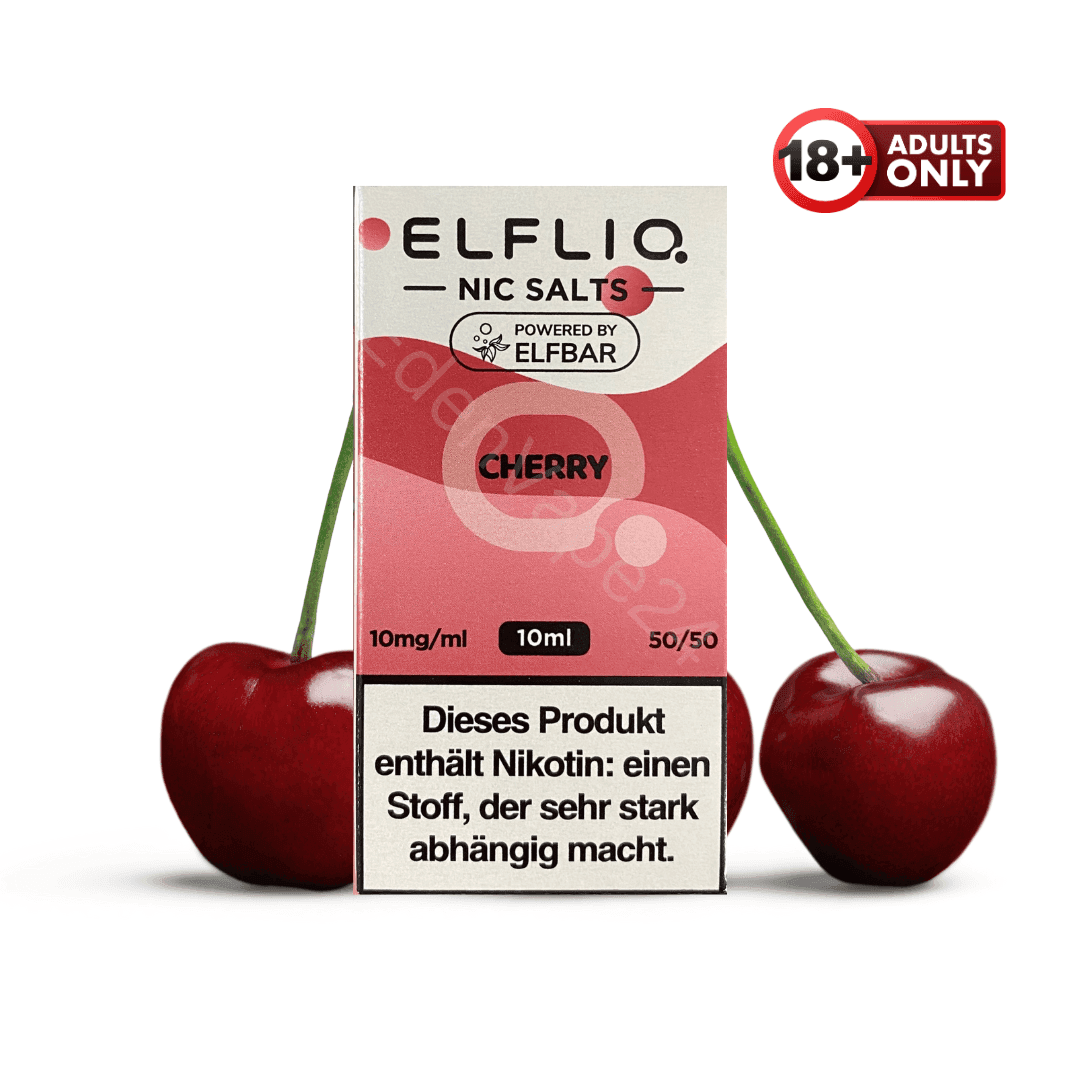 Elfbar Elfliq - Cherry - 10mg Liquid - EdenVape24